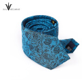 Custom logo design microfiber jacquard mens neckties